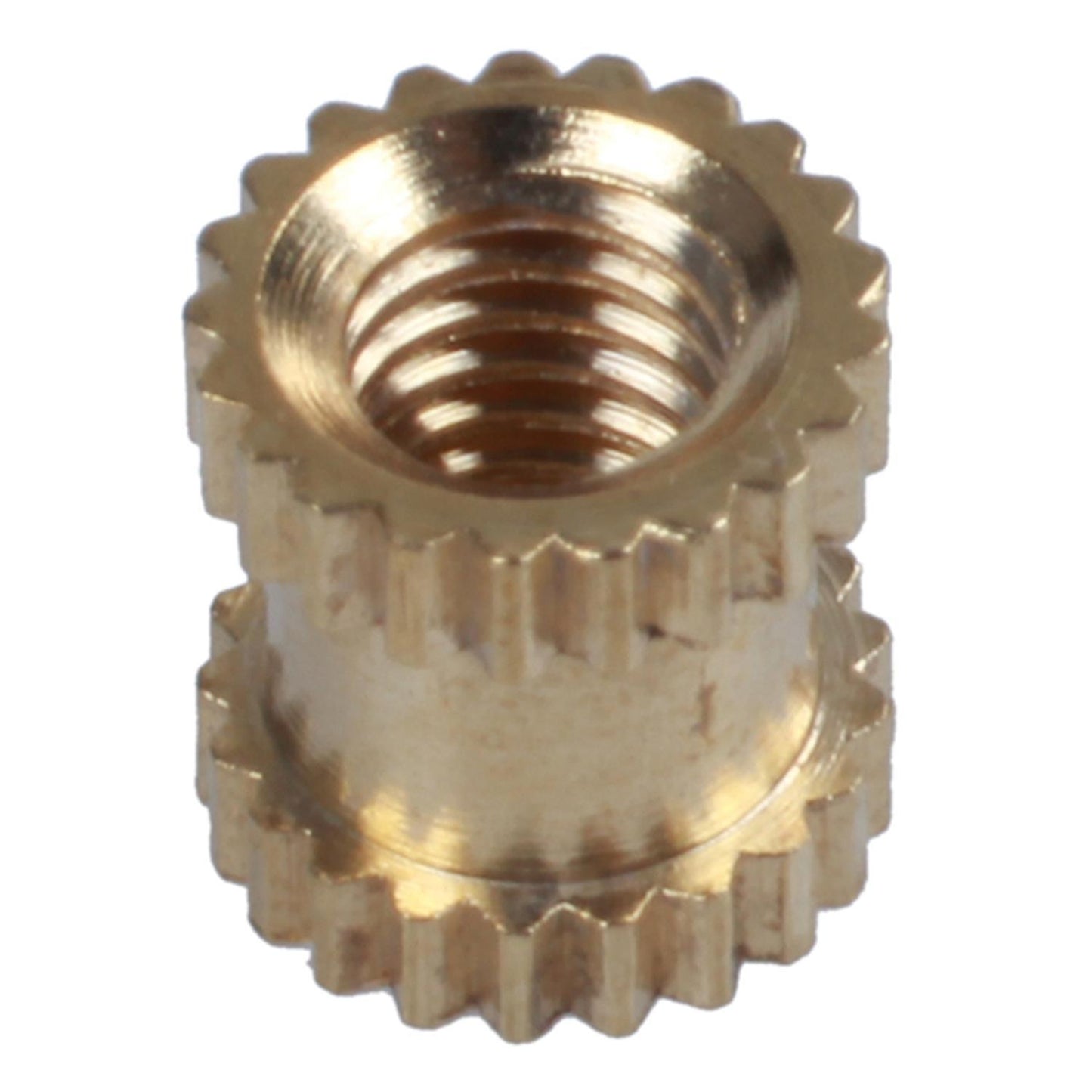 M3x5mmx5mm Female Threaded Brass Knurled Insert Embedded Nuts 20pcs