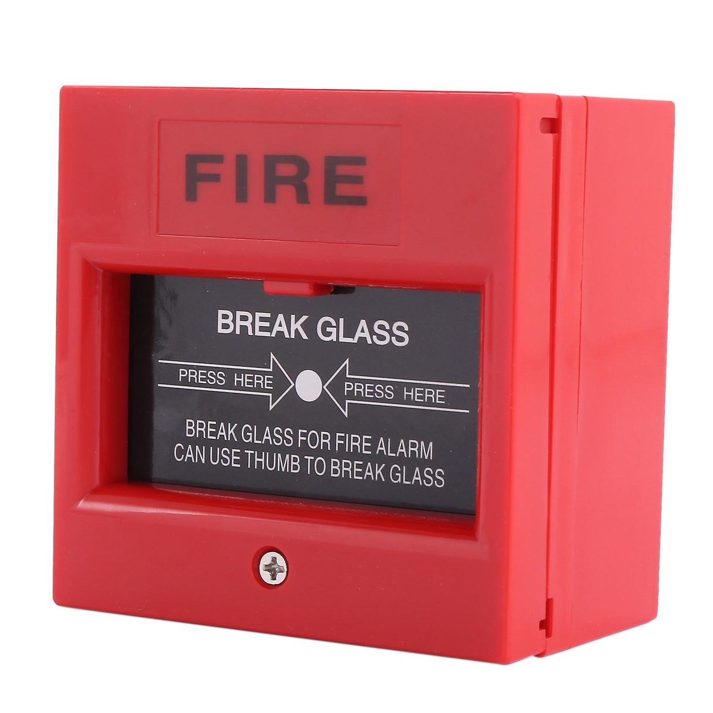 Ac 250v/12v Dc 12v Resettable Manual Call Point Fire Alarm Pull Station