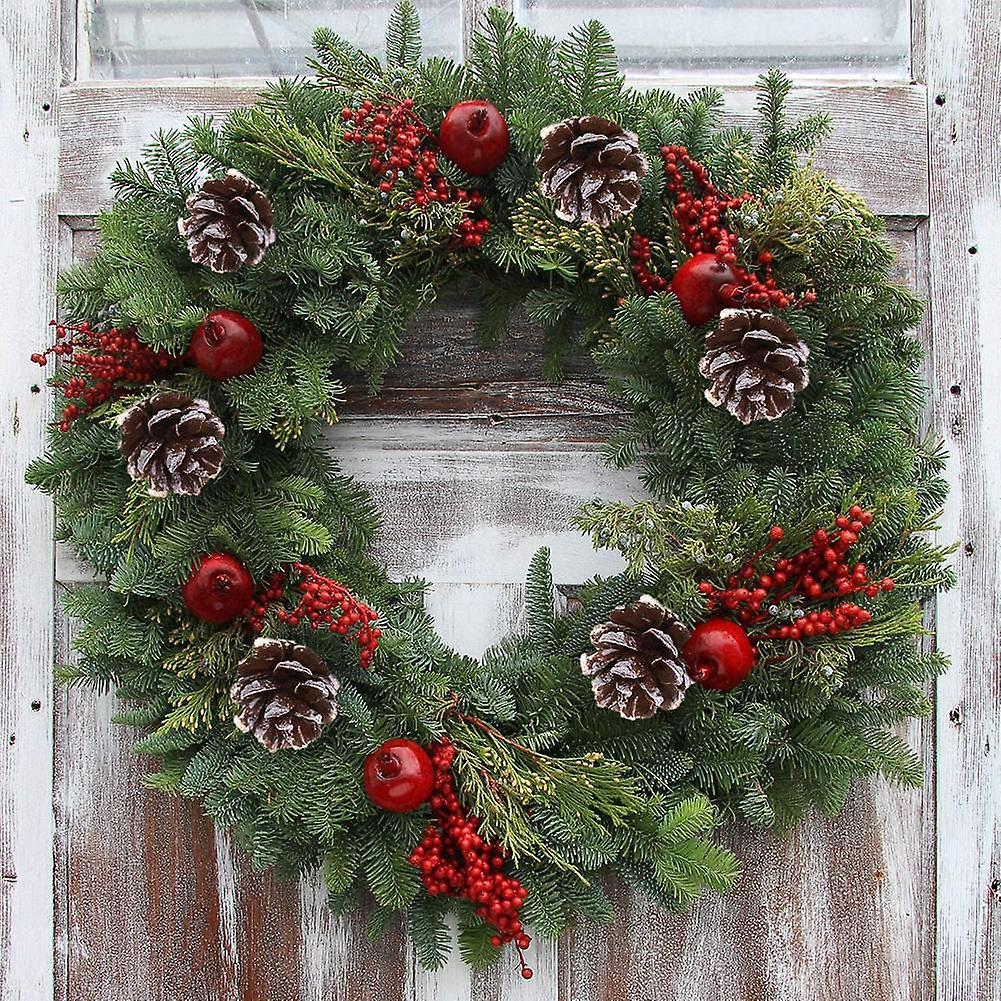 Christmas Tree Decoration Festive Decoration White Border Pine Cones