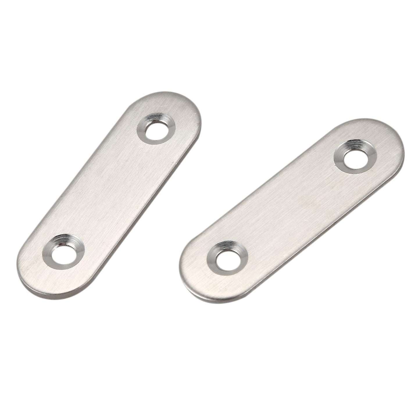 Stainless Steel Flat Bracket Straight Fixing Plates 40mm 20pcs