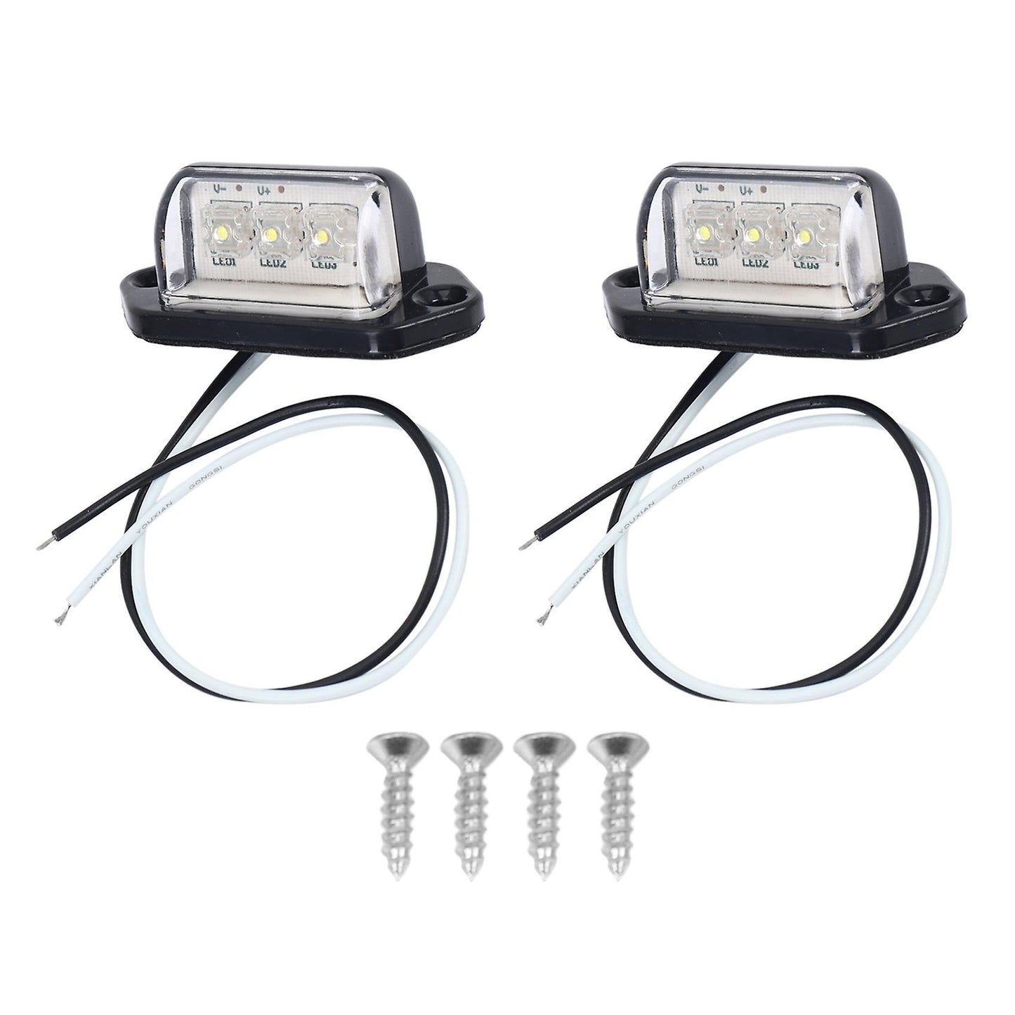 Number Plate Lights Led License Plate Light Rear Lamps for Car