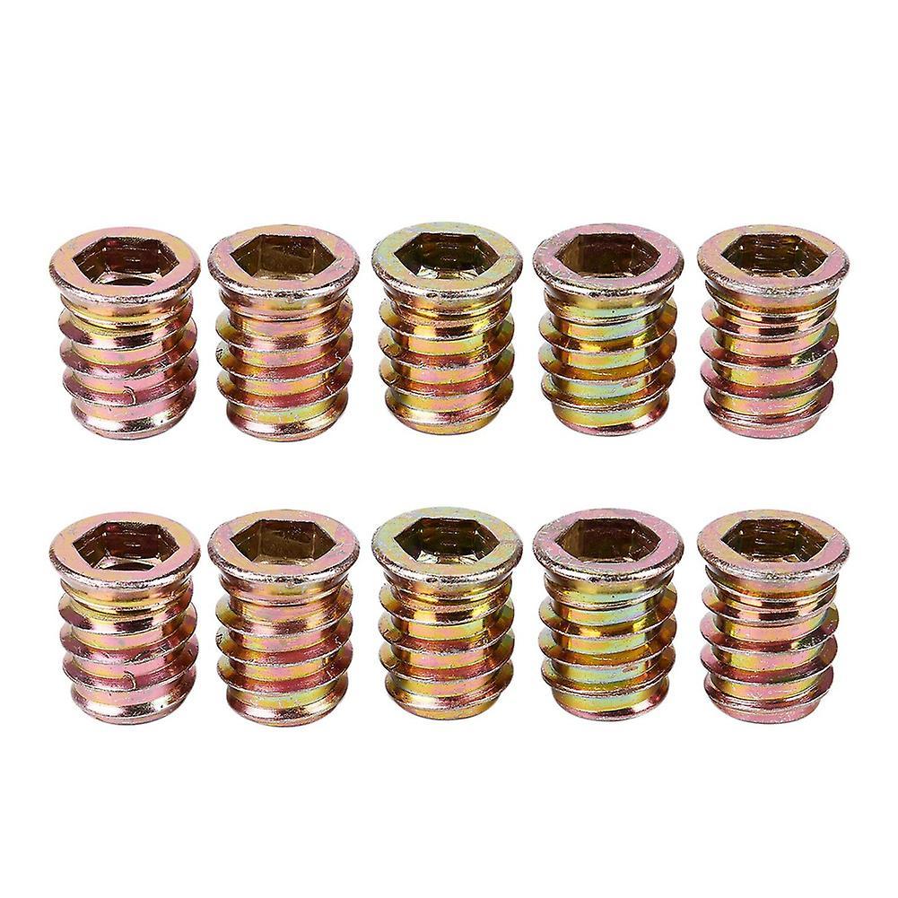 Lot De 5 Insert Filete M10 X 20 Mm Pour Bois