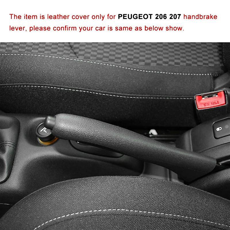 Car Gear Lever Knob Handbrake Protective Cover for Peugeot 206 207