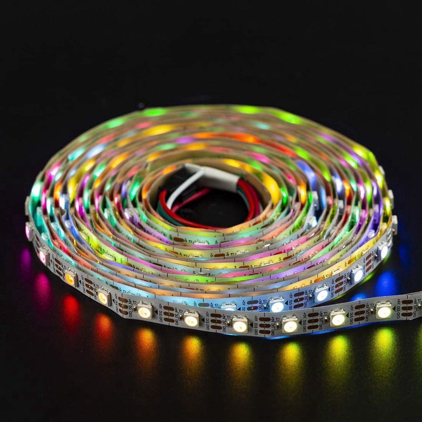 Rgbw Sk6812 Rgb + Natural White 5m 60 Leds/pixel/m Individually