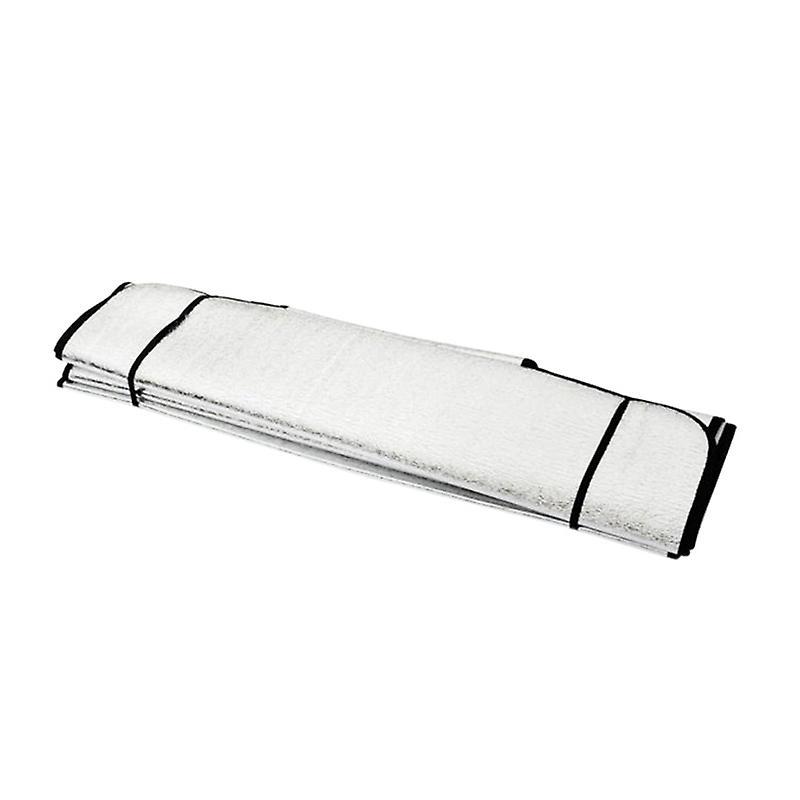 Car Windshield Sunshade Front and Rear Window Shade Silver 140 X 70cm