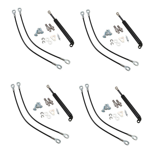 4x New Rear Gate Tailgate Strut Shock for Isuzu Dmax 2012+ 2015+