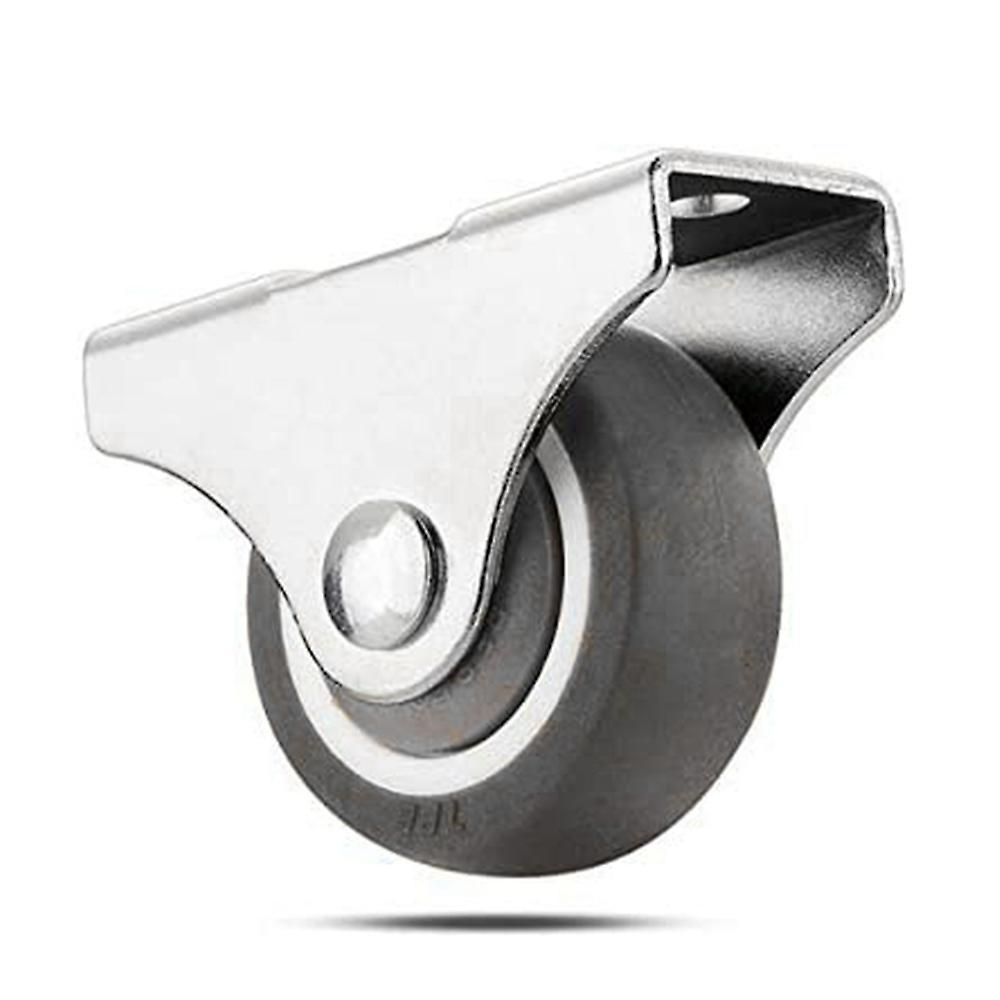 4 Pcs Mini Casters Furniture Casters 25mm Fixed Casters for Furniture