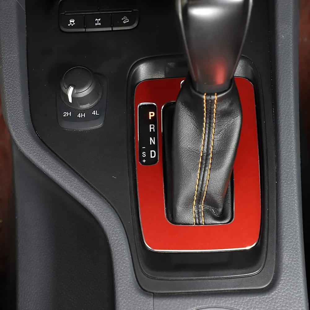 For Ford Ranger 2015-2018 Aluminum Alloy Car Center, Red