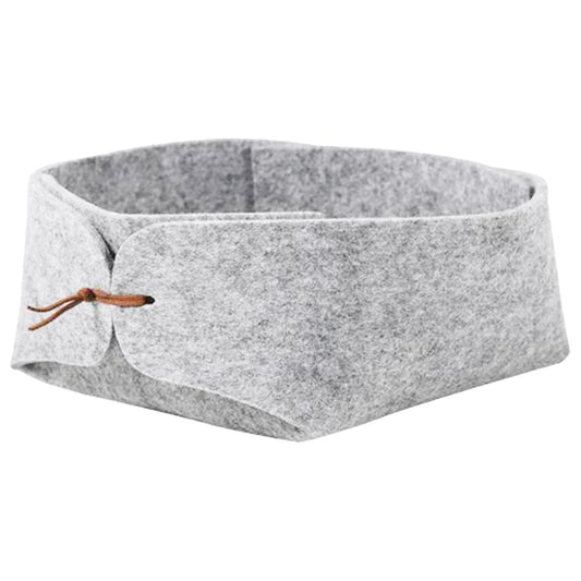 Felt Storage Box Desktop Tray Bowl Collecting Basket Sundry