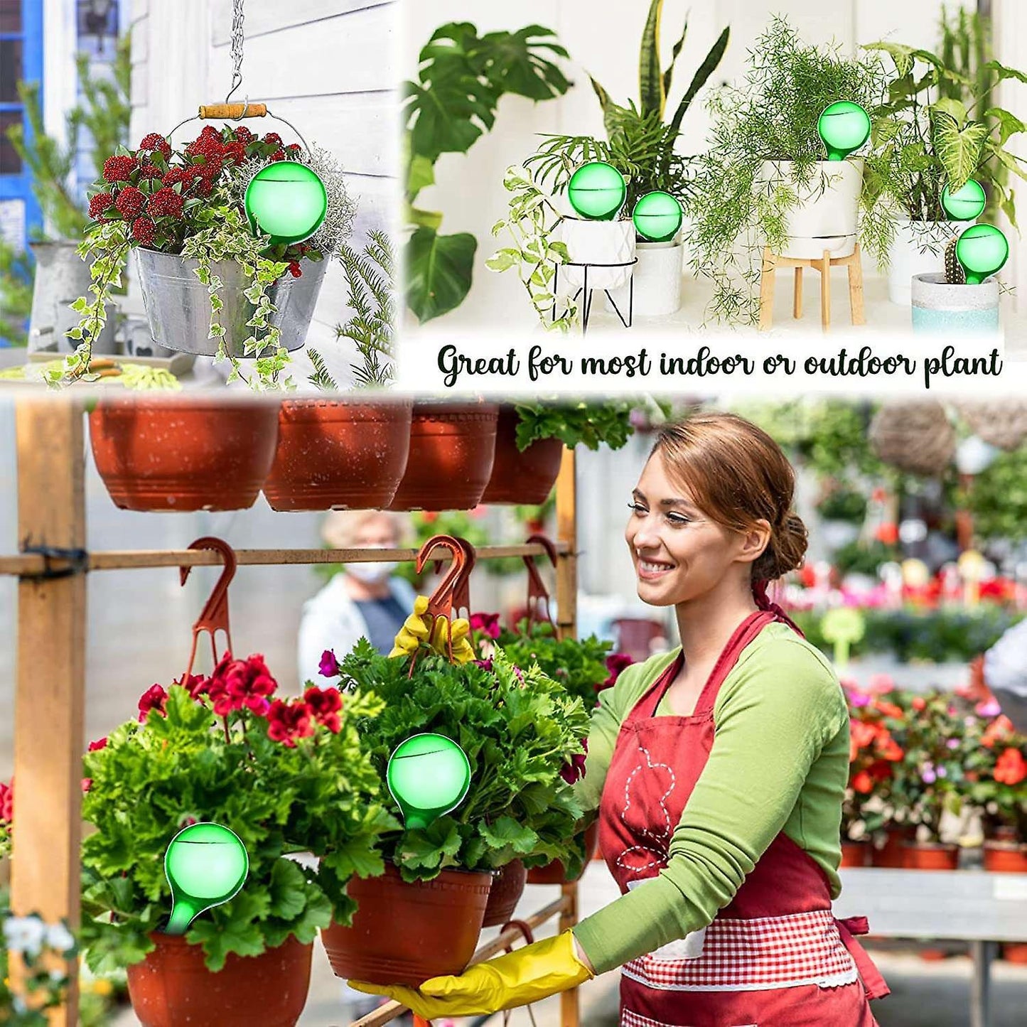 8-piece Plant Watering Bulbs, for Indoor Outdoor Plant Watering Bulbs