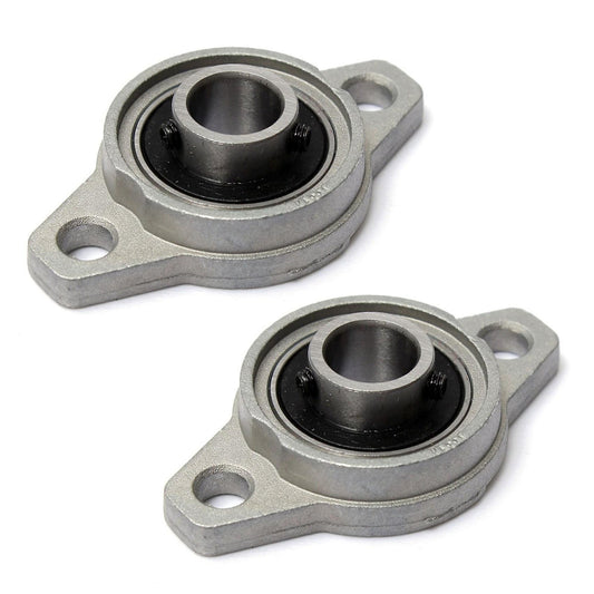 2x Kfl001 Zinc Alloy Flanged Bearings Bearings Ball Bearings 12mm