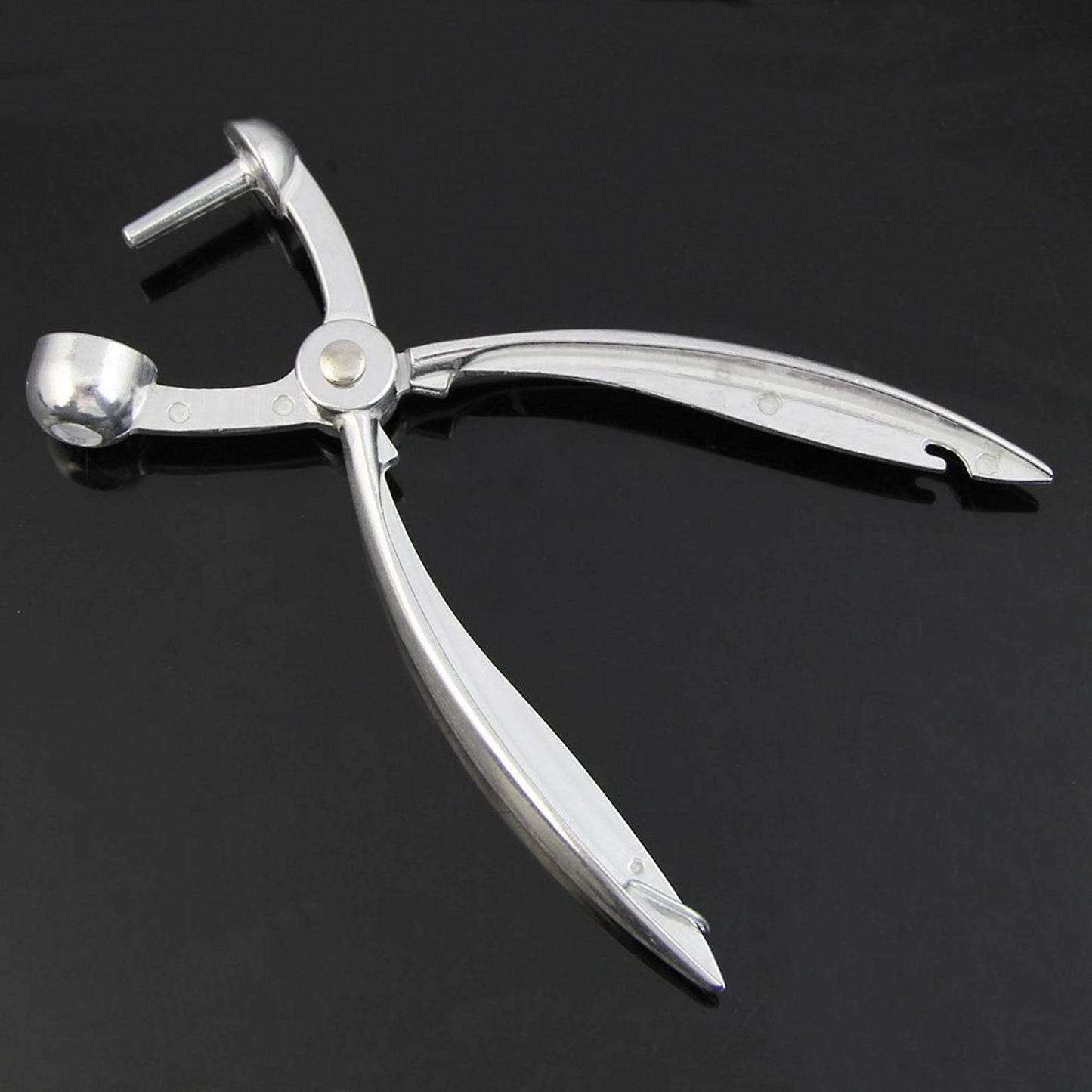 Aluminum Cherry Pitter 18*3.5cm(silver)