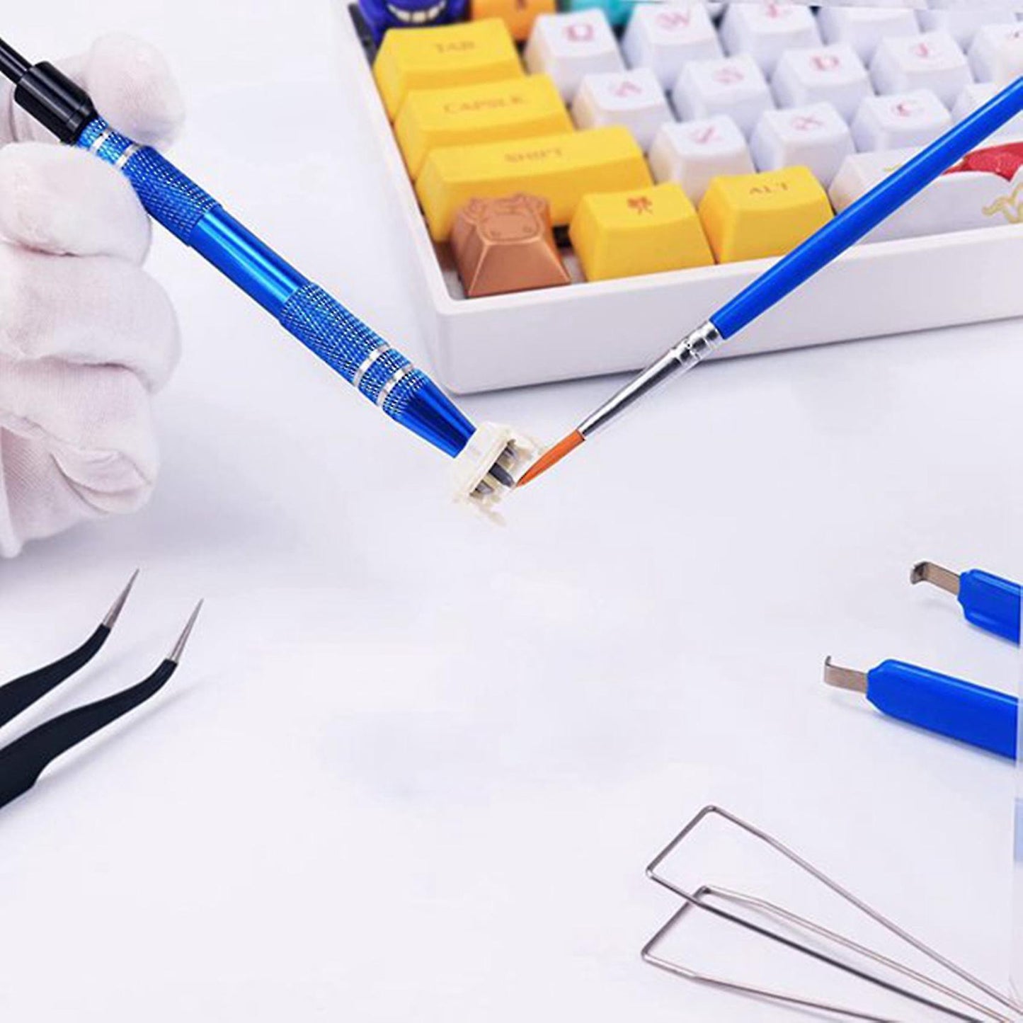 4 Claw Tool Puller, Keycap Puller, Kit for Mechanical Keyboard Switch