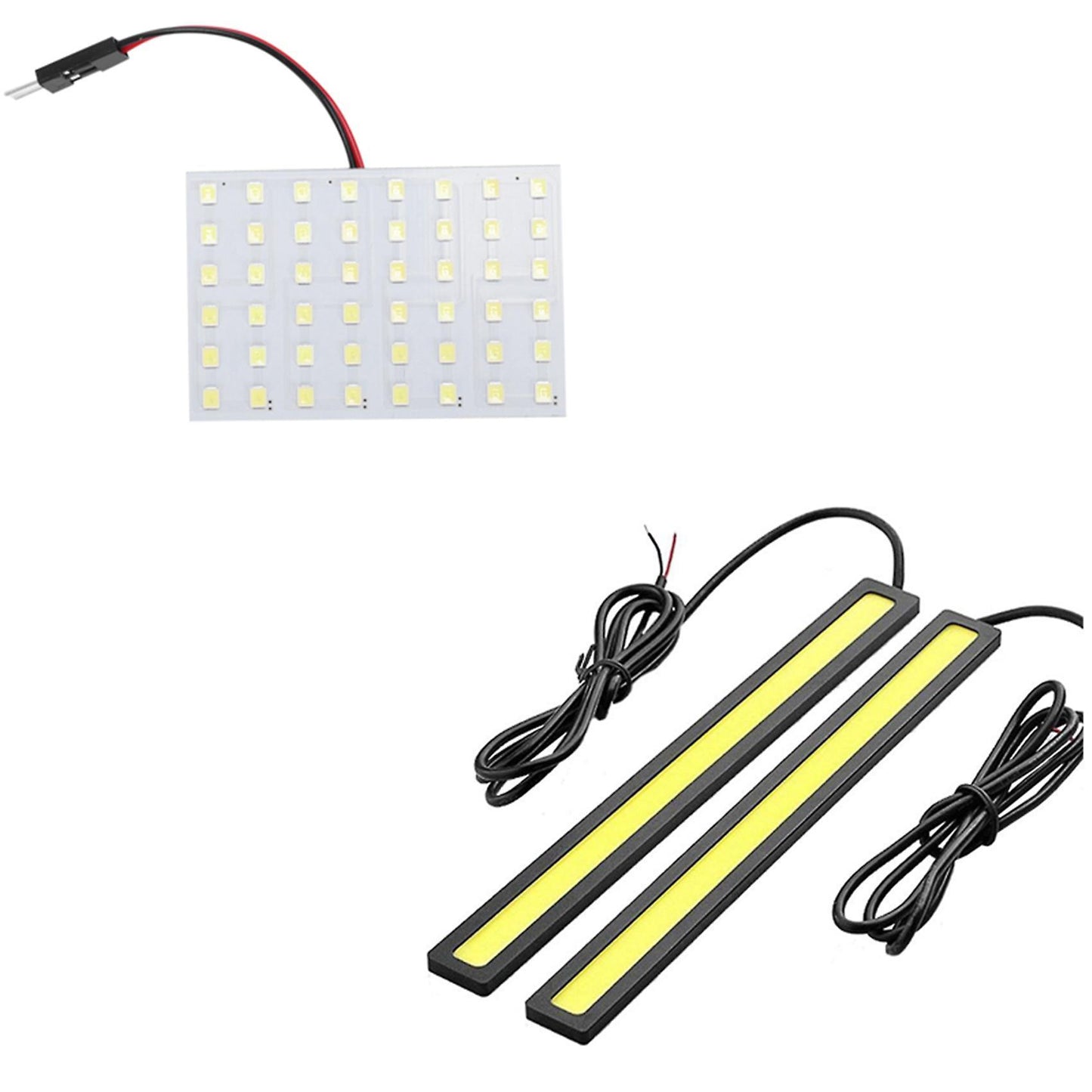 White 1210 Smd 48 Led Car Interior Dome Light Panel W T10