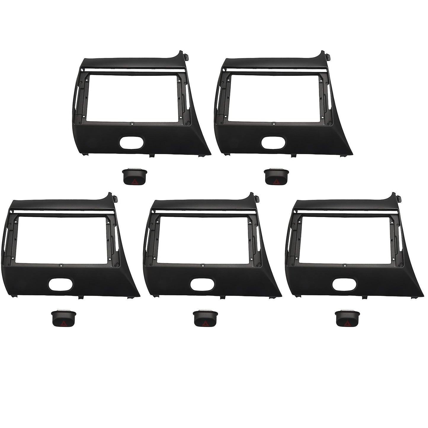 5x 9 Inch Car Dvd Frame Trim Kit Fascia Panel for Kia 2012-2019 Left