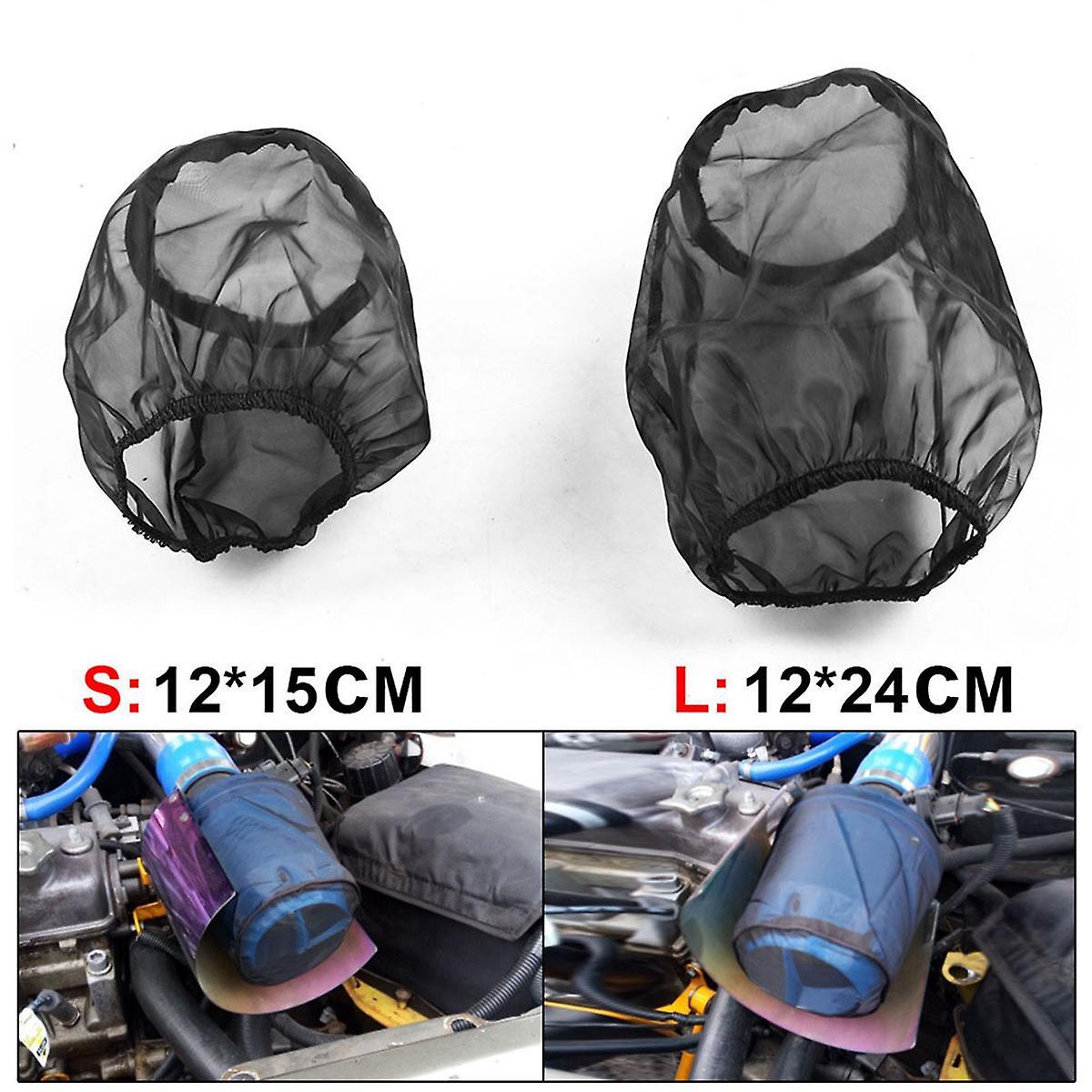 Universal Car Cone Air Filter Protective Cover Waterproof 15x12cm