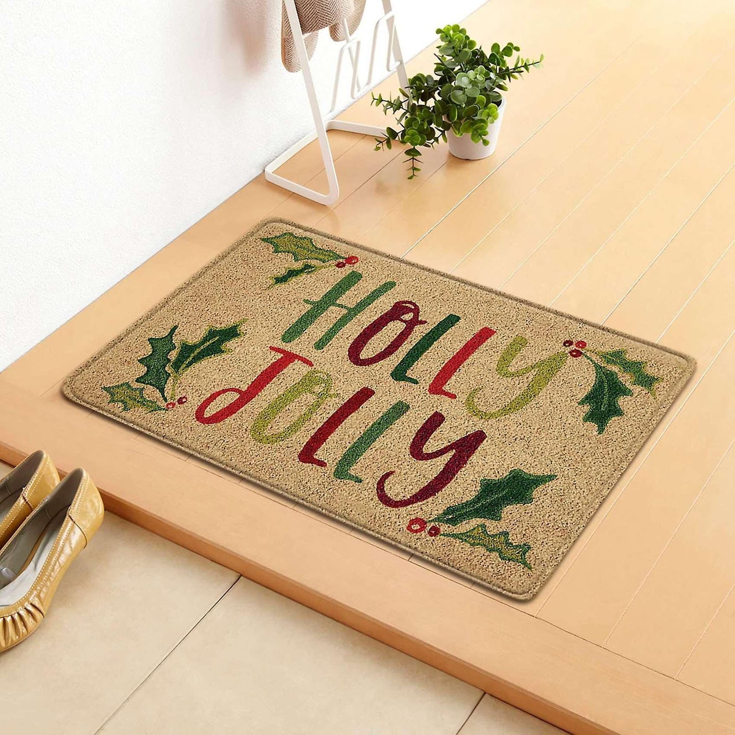 Christmas Door Mat Welcome Decor Non-slip Doormats Creative A
