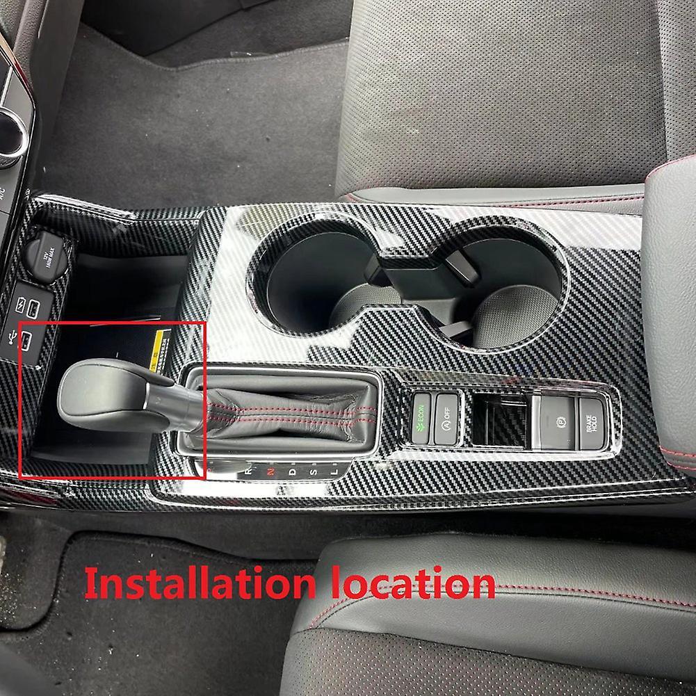 For 11th Gen Honda Civic 2022 Gear Shift Knob Cover Sticker ,silver