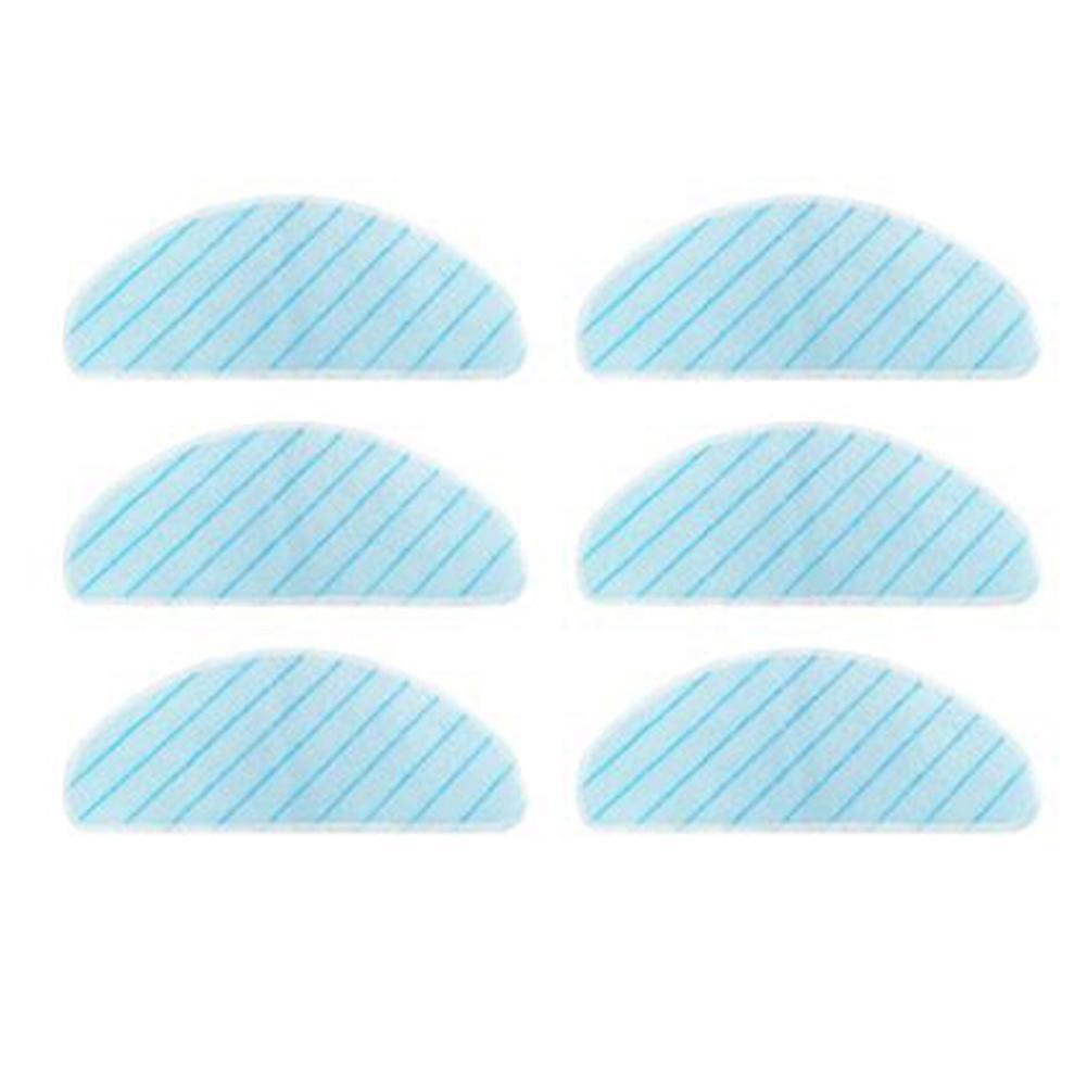 6pcs for Ecovacs Deebot Ozmo Robot Mop Rag Spare Parts Mop Pad