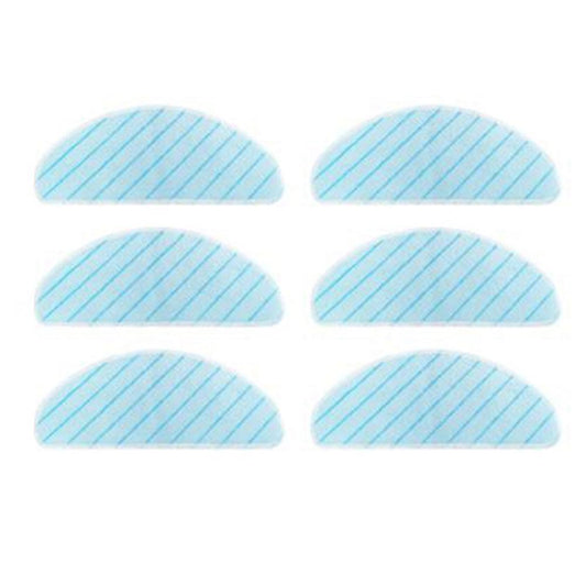 6pcs for Ecovacs Deebot Ozmo Robot Mop Rag Spare Parts Mop Pad
