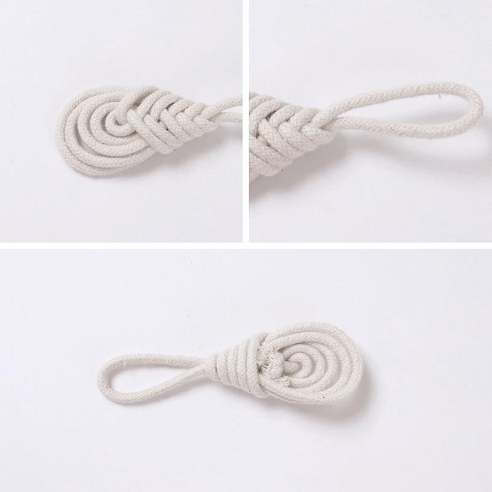 Cotton Rope Napkin Ring Set Of 4,pastoral Napkin Holders without Bead