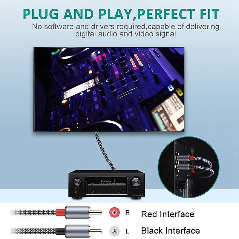 Rca Stereo Cable, 2rca Male to 2rca Male Stereo Audio Cable