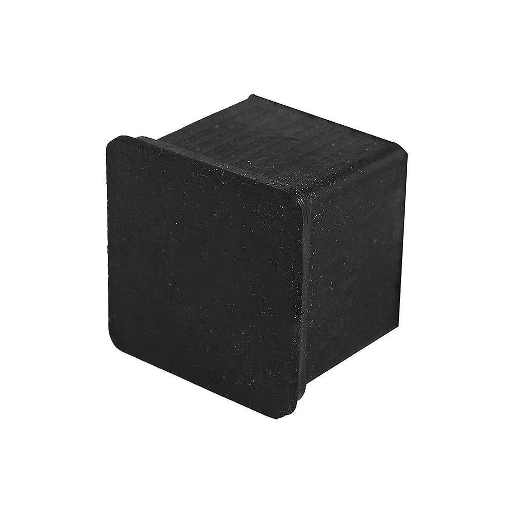 10 Stuecke Schwarz Viereckig Gummi Fusskappen Stuhlkappen