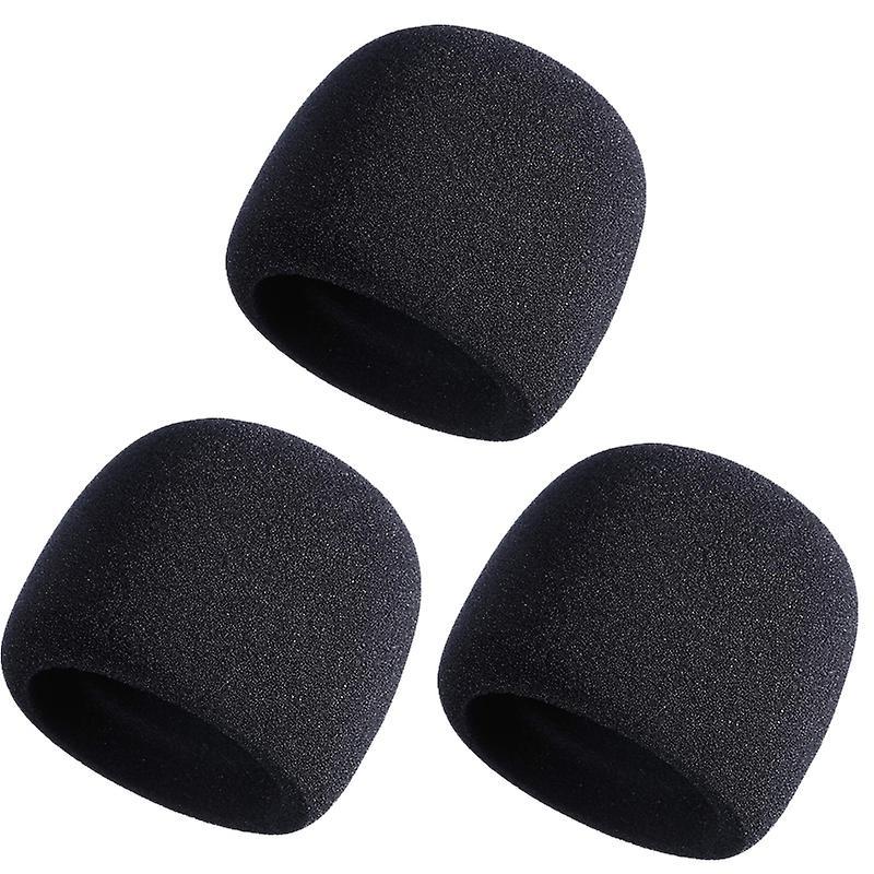 Mic Cover Sponge for Blue Yeti, Yeti Pro Condenser (black, 3 Pack)