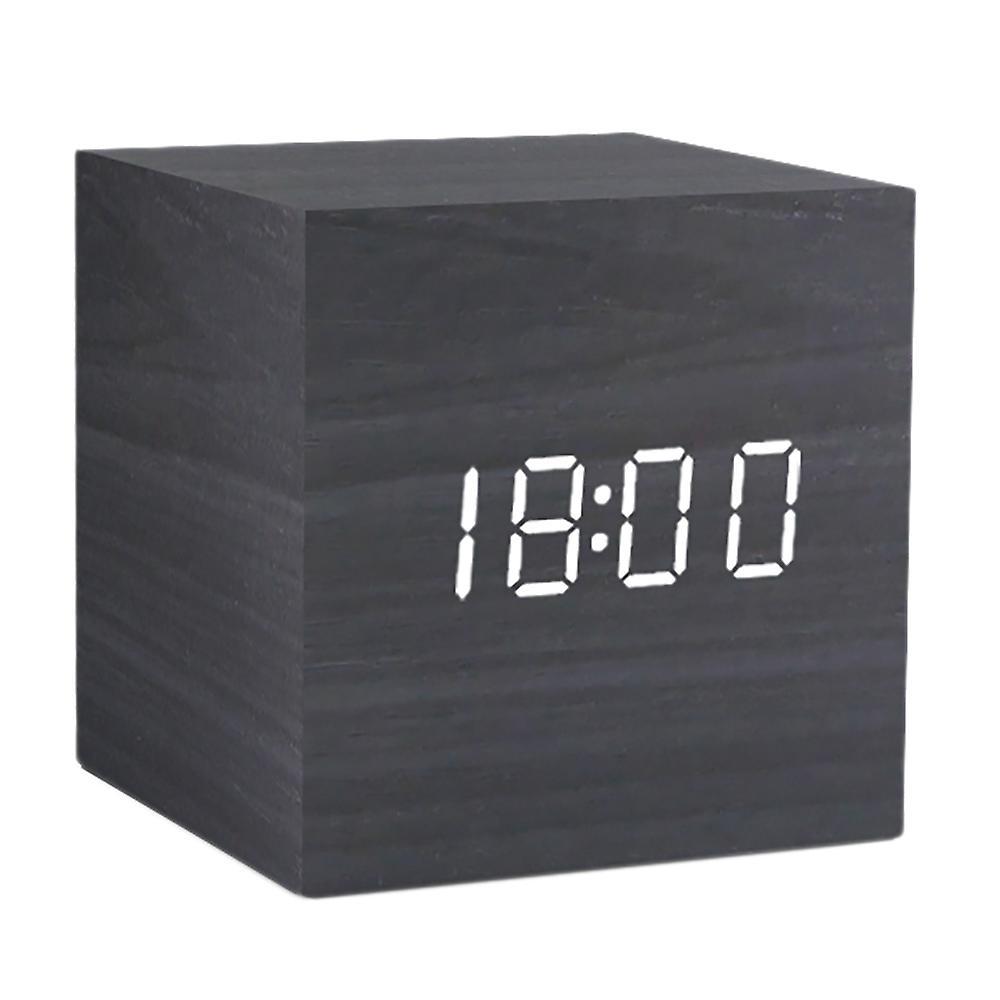 Led Alarm Clocks Usb/aaa Powered Clocks Table Clock Black