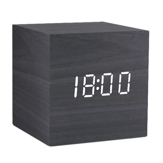 Led Alarm Clocks Usb/aaa Powered Clocks Table Clock Black