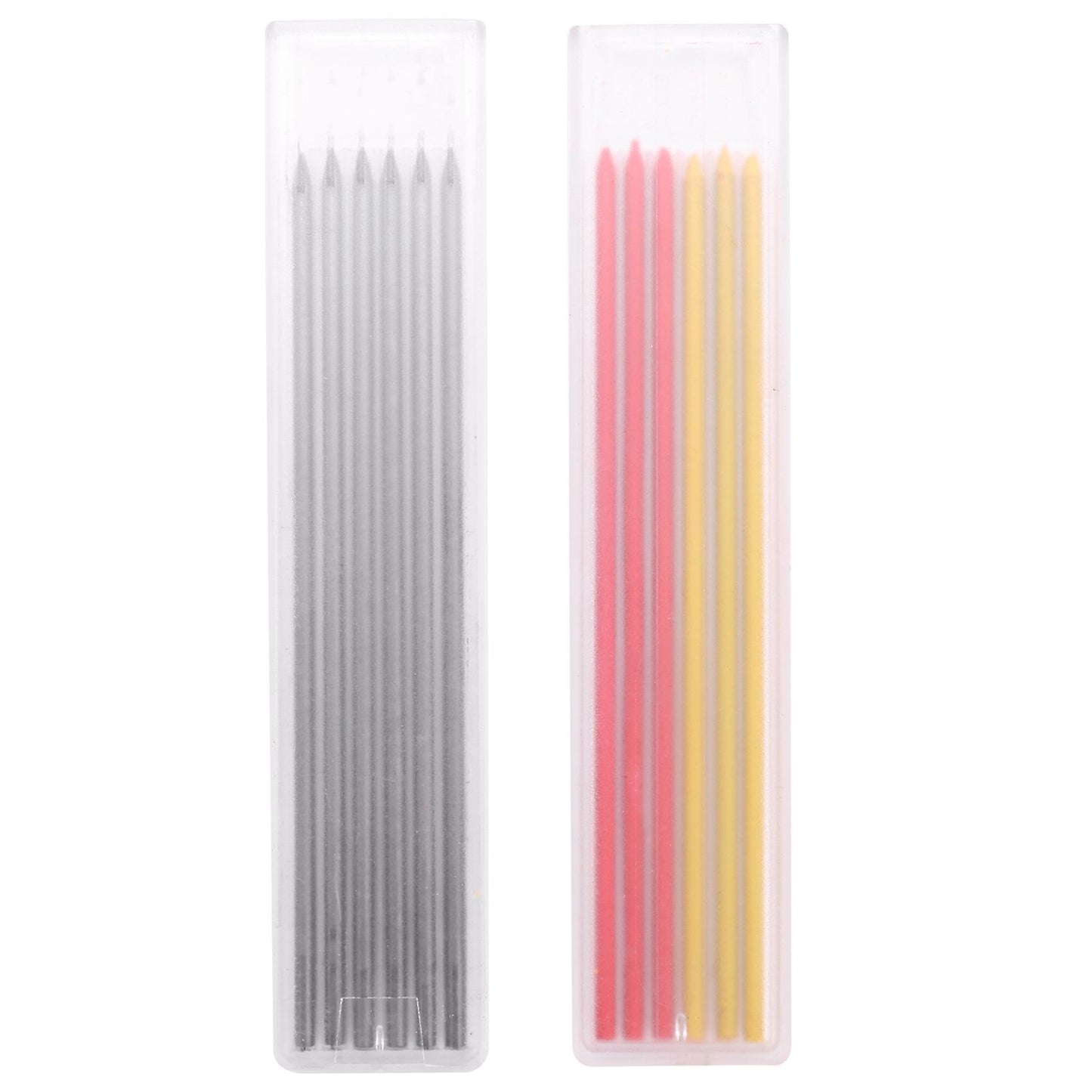 Carpenter Pencil,1pcs Solid Work Pencil Set with 12 Refill Leads E