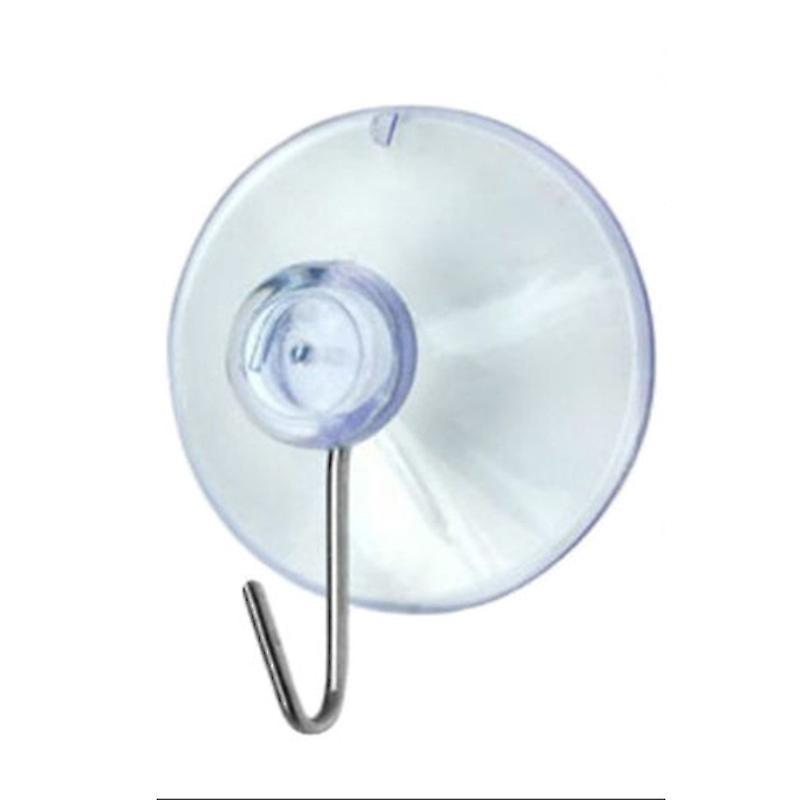 10 Transparent Suction Cup Suction Cup Hook Clothes Jacket Metal Hook