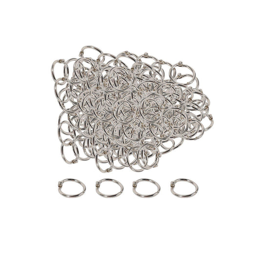 100pcs 19mm Loose Leaf Binder Rings for Scrapbook/album/craft