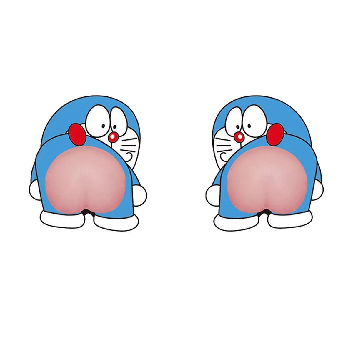 3d Silicone Cute Butt Car Bumper Sticker Cartoon Anti-collision B