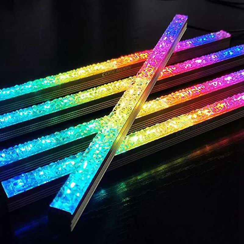 Coolmoon Computer Rgb Color Light 5v/3 Pin with Magnetic Rgb Led Lamp