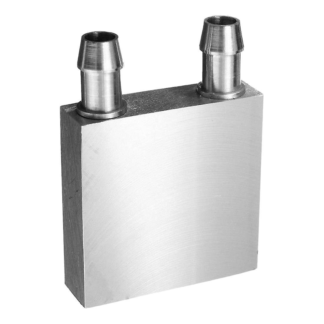 Aluminum Water Cooling Block Cooler for Computer Cpu Radiator Silver