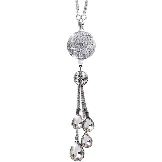 Car Rearview Mirror Pendant Pendant Car Rhinestone Interior Ornaments
