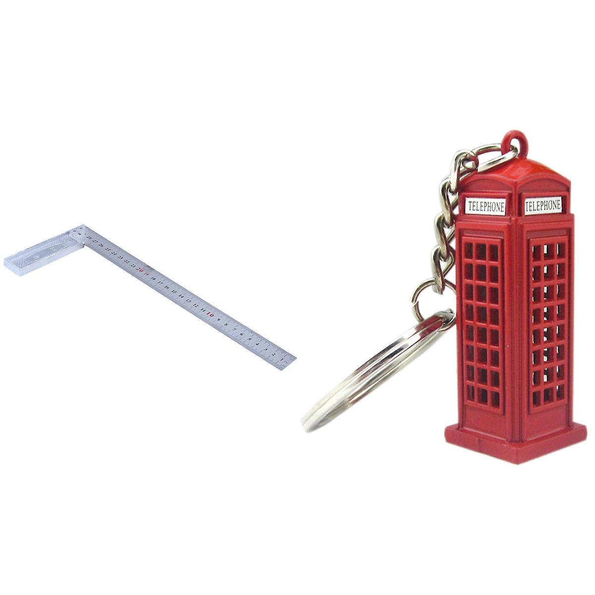 30cm Aluminum Handle Scale Right Measuring Angle Square Ruler