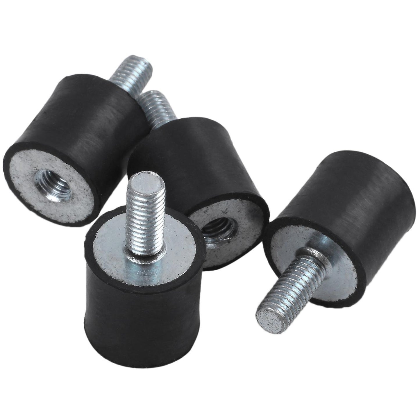 4x M5 Male Female Anti Vibration Rubber Mounts Isolators 15mm X 15mm