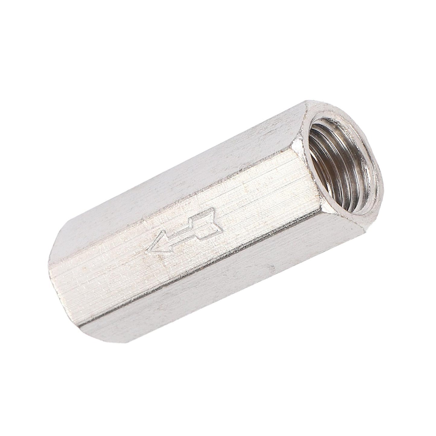 Brass 1/4'' Threaded Full Port One Way Air Check Gas Oil Water Valve