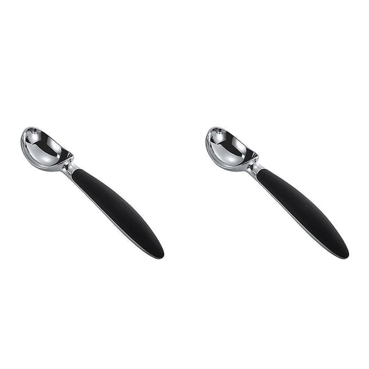 2pcs Zinc Alloy Ice Cream Yogurt Jelly Dessert Spoon Kitchen Tools