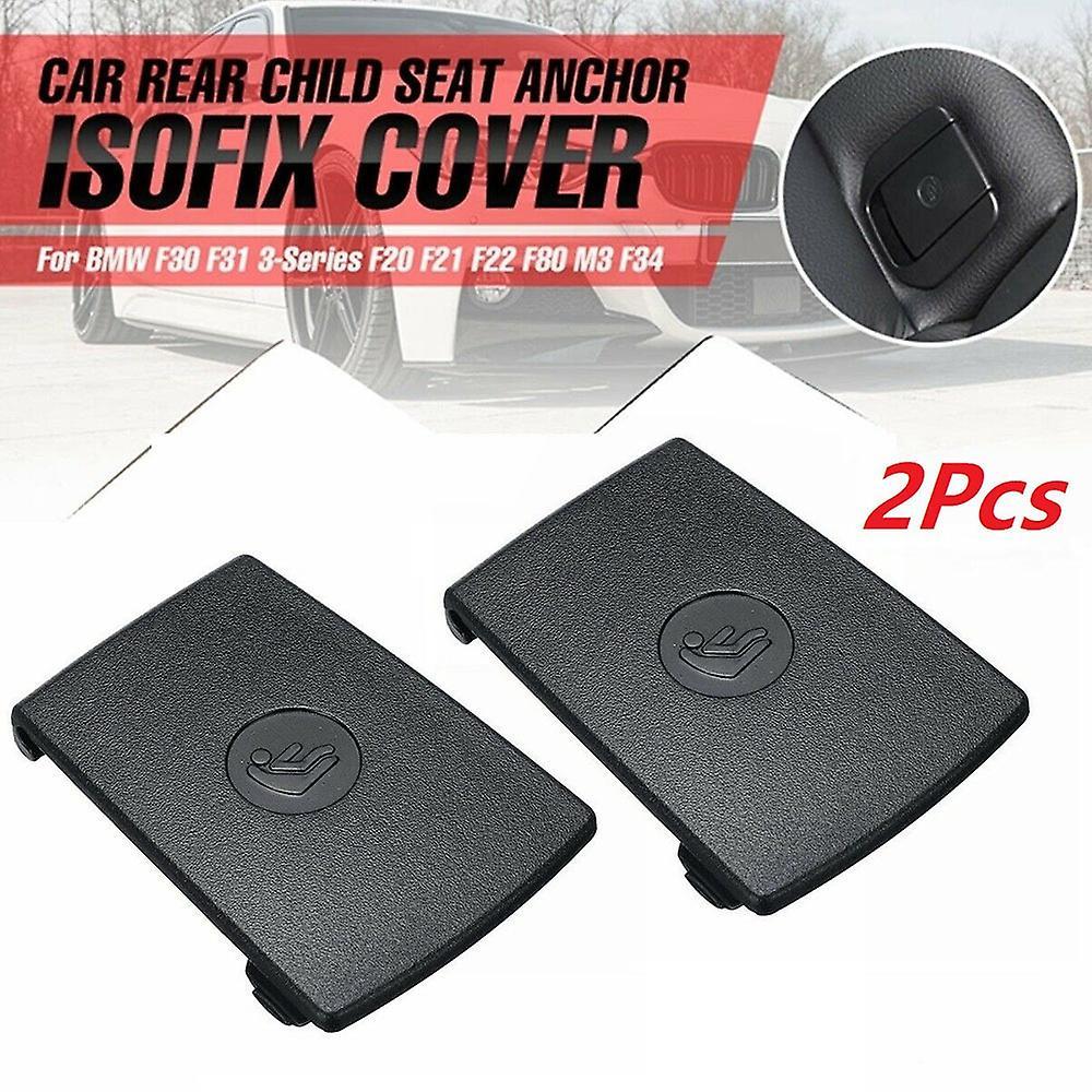 2x for -bmw F20 F30 F31 E84 E87 Rear Child Seat Anchor Isofix Cover
