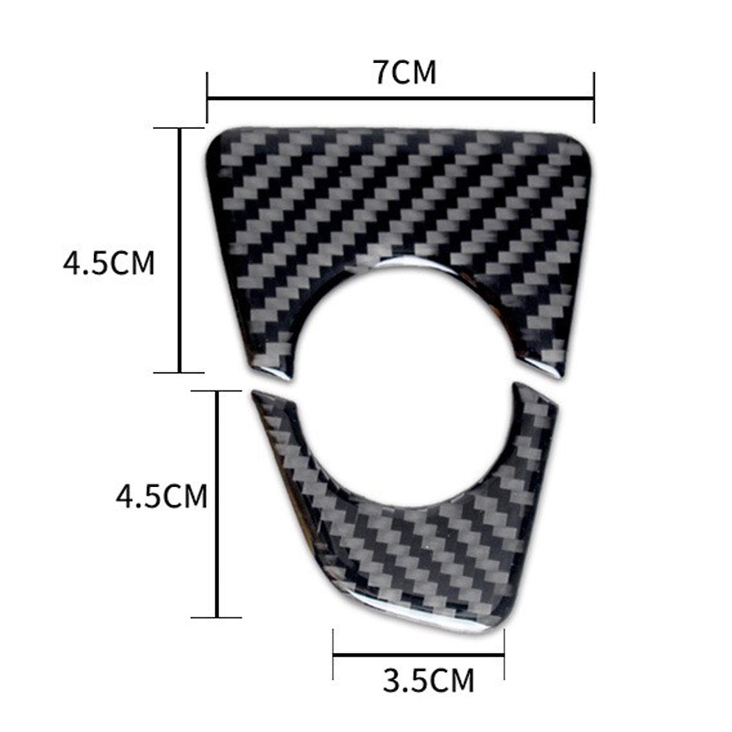 Carbon Fiber Car Center Gear Shift Panel Base Cover Trim for -bmw