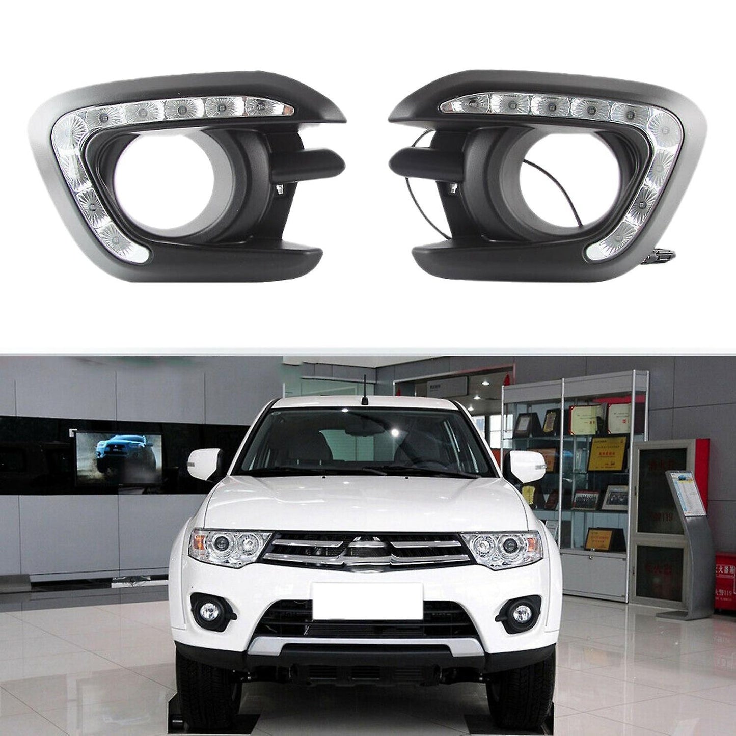 Daytime Running Turn Signal Light for Mitsubishi Pajero Sport 15-16