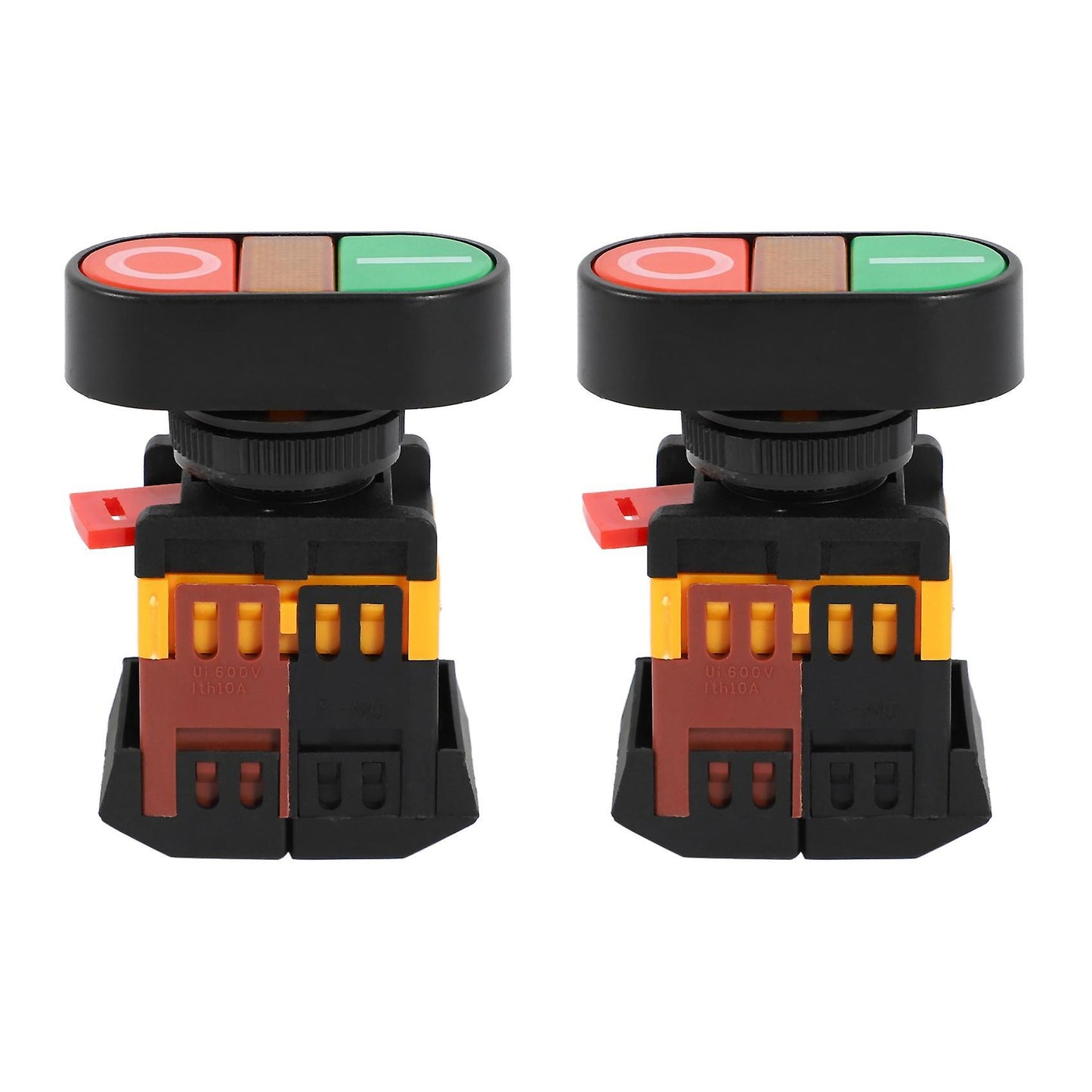 Ac 600v 10a Momentaneo Boton Pulsar Interruptor Con 220v Neon Luz