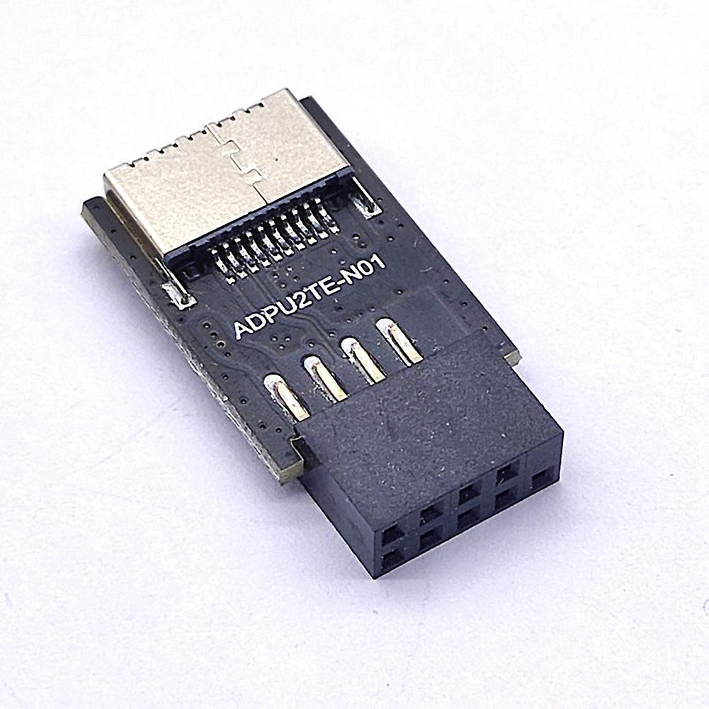 Motherboard Usb2.0 9pin to Type-c A-key Front Connector Converter