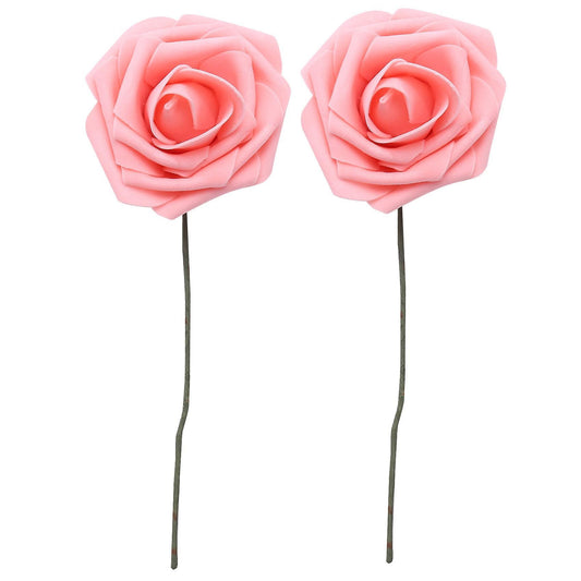 20pcs Artificial Flower Wedding Bouquet Party Decoration Light Pink