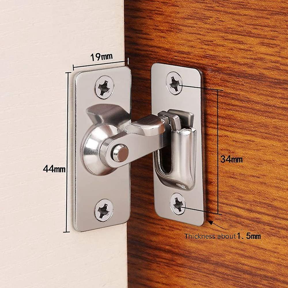90 Degree Door Buckle Latch Stainless Steel Right Angle Lock