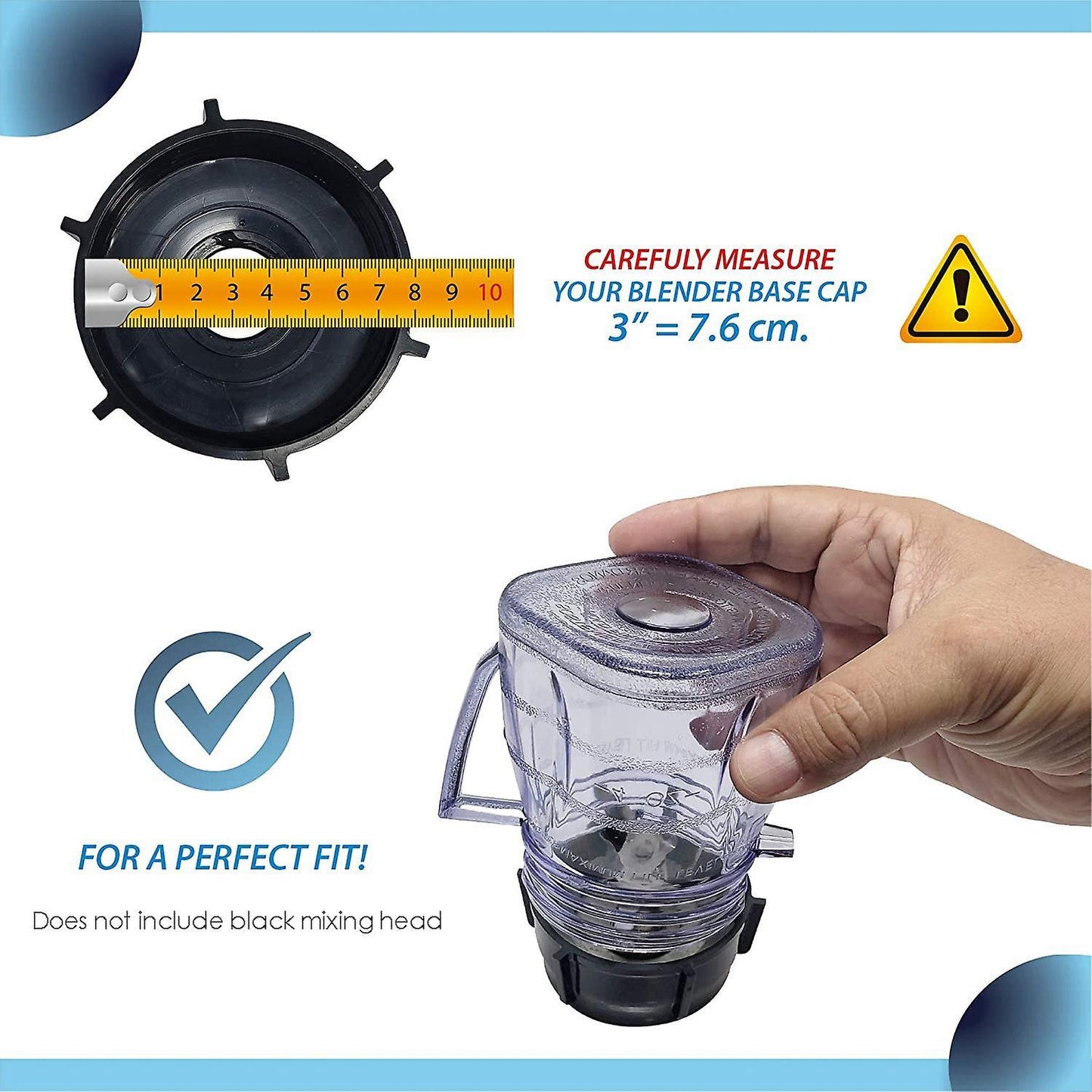 2 Pack Replacement Parts for Oster Izer Most Blender Accessories