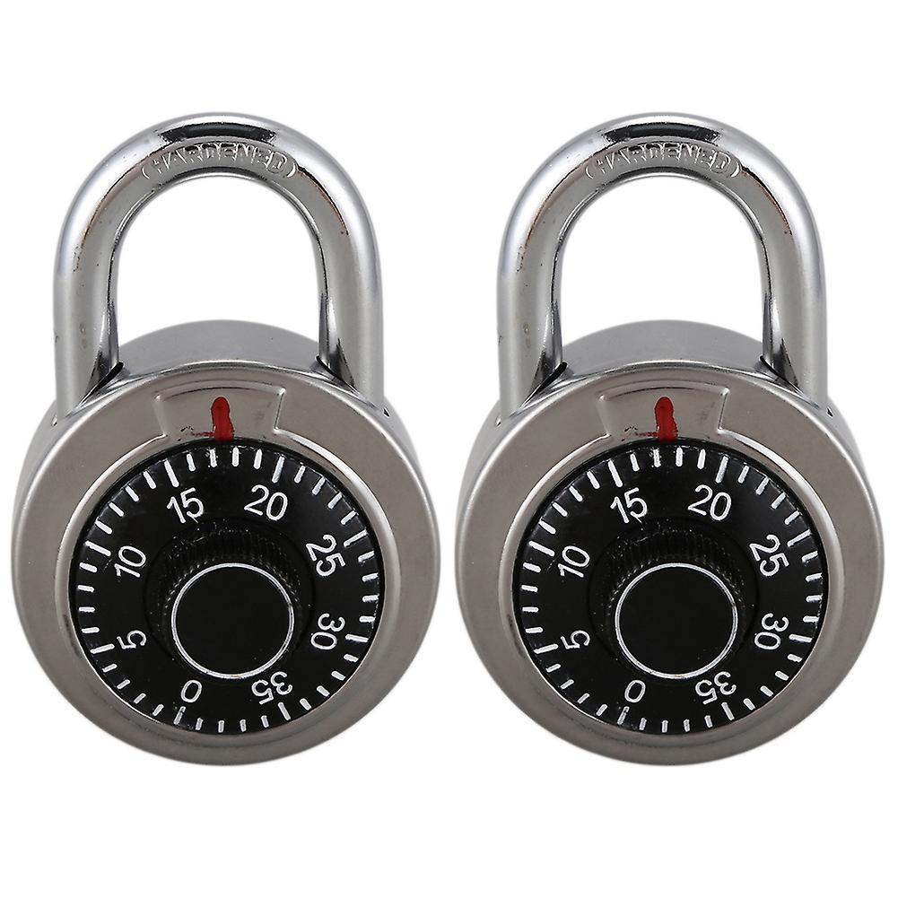 2x Master Coded Lock 50mm with Dial Combination Padlock Defender